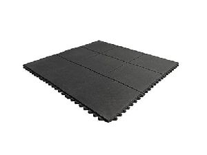 Black Rubber Gym Floor Mat