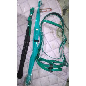 PVC Bridle and rein plus martingale in set