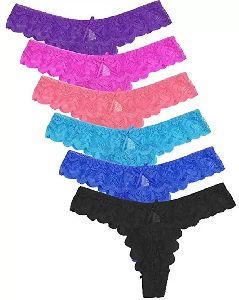 Pack of 6 Women Multicolor Panty