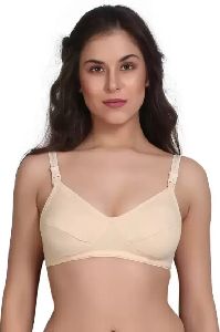 Non Padded Cotton Ladies Light Pink Plain Sports Bra at Rs 115/piece in  Ghaziabad