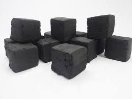Cube Shaped Charcoal Briquette