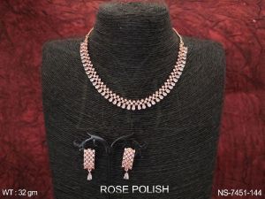 American Diamond Necklace Set