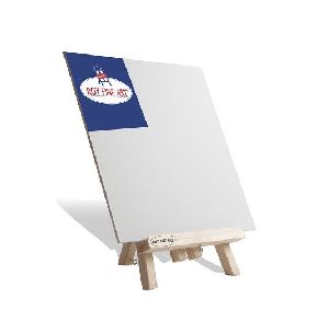Square & Rectangle White Canvas Board with Easel