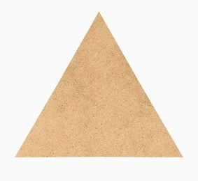 Triangle Shape Canvas Board