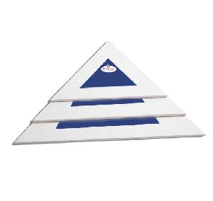 Triangle Shape White Canvas Board