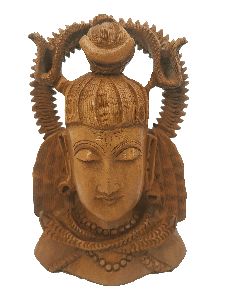 Wooden Shiva Statue
