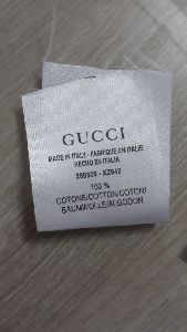 Garment wash label