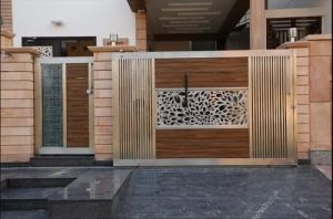 Laser Cut Stainless Steel Gate