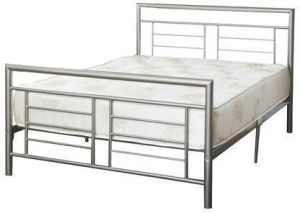 Polished Stainless Steel Bed