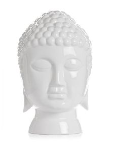 Ceramic Buddha Head Statue