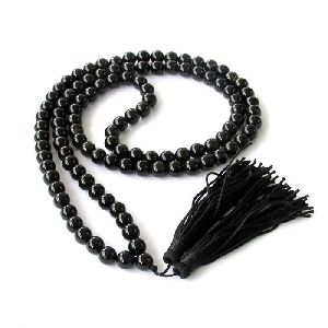 Natural Black Beads Mala