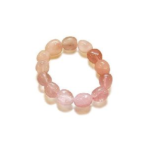 Rose Tumbled Stretchable Bracelet