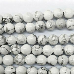 Round Stone Beads