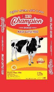 Champion Cattel Feed Printed Packaging Bags