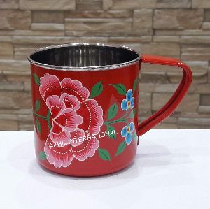 Hand Painted Kashmiri Enamel Mug