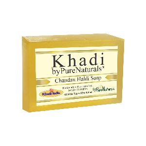 Bypurenaturals Khadi Chandan Haldi Soap- 125 Gm