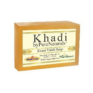 byPureNaturals Khadi Kesar Haldi Soap- 100 Gm