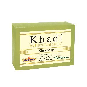 Khadi byPureNaturals Khus Bathing Body Soap Bar 125gm