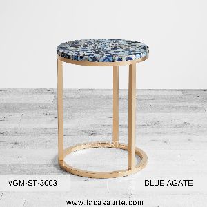 Blue Agate Side Table