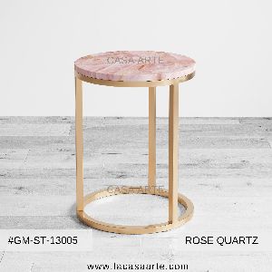 Rose Quartz Side Table