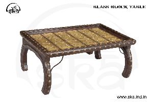 Brass Block Table