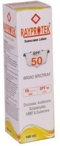 Rayprotek Lotion SPF 50 Sunscreen