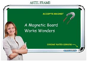 Aste Frame Magnetic Green Chalk Board