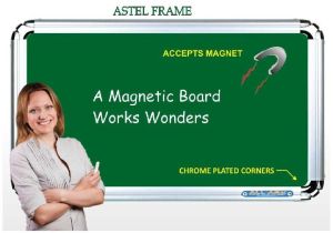 Aste Frame Magnetic Green Chalk Board