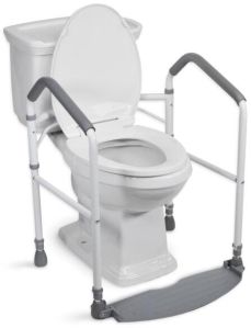 Foldable Toilet Safety Rail