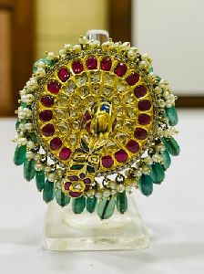 Antique Gold Mughal Peacock Ring