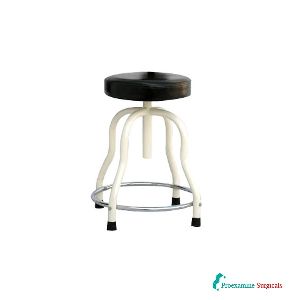 Cushion Top Revolving Patient SS Stool