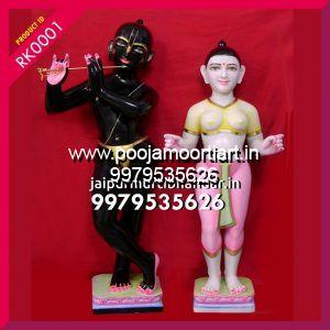 Marble Radha Krishna Statues
