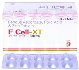 Ferrous Ascorbate, Folic acid and Zinc tablets