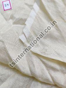 Dyeable Pure Handloom Tussar Chiniya Silk Fabric