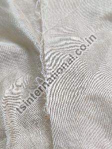 Natural Pure Chanderi Tissue Silk Dyeable Fabric