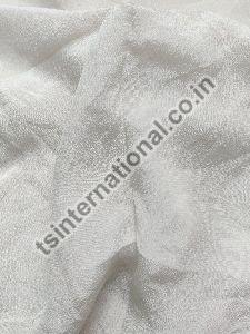 White Pure Crepe Silk Dyeable Fabric