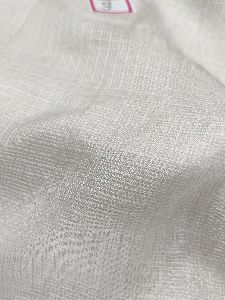 White Pure Cotton Katan Silk Dyeable Fabric