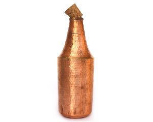 De Kulture Works Hand Hammered Vintage Pure Copper Bottle