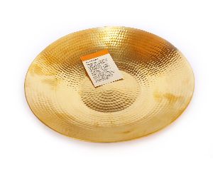 De Kulture Works Hand Made Brass Plate Platter thali
