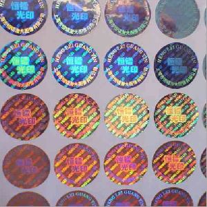 Colored Hologram Stickers