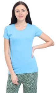 Ladies Round Neck T Shirt