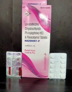 NOZOHIST-P Levocetrizine Di Hcl Paracetamol Tablets