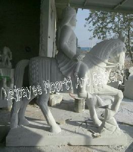 Marble Maharana Pratap Statue