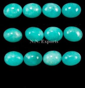 Natural Amazonite Oval Cabochons Loose Gemstones