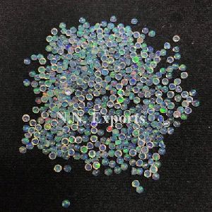 Natural Ethiopian Opal Round Cabochons Loose Gemstones