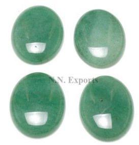 Natural Green Aventurine Oval Cabochons Loose Gemstones