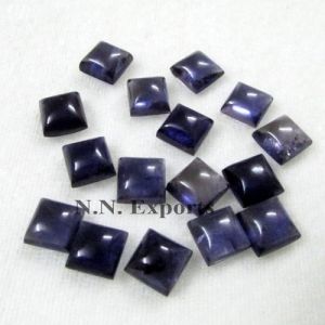 Natural Iolite Square Cabochons Loose Gemstones