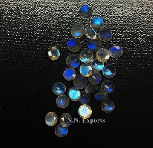 Natural Labradorite Faceted Round Loose Gemstones