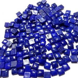 Natural Lapis Lazuli Square Cabochons Loose Gemstones