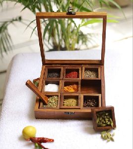 Spices Wooden box